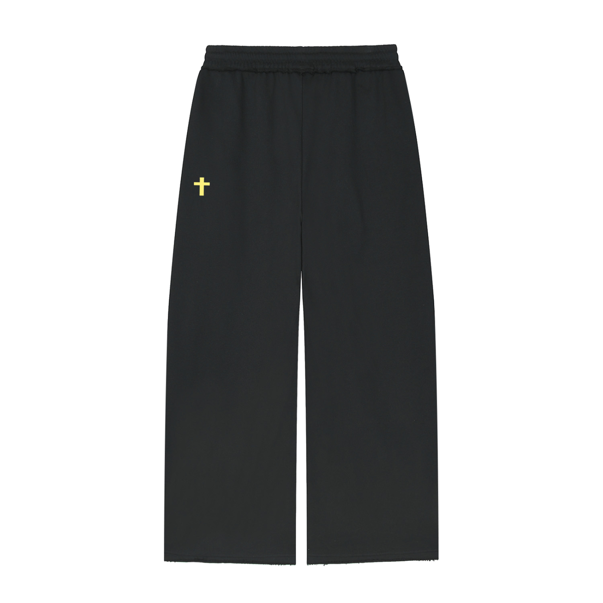 Women’s Wide Leg Raw Edge Sweatpants