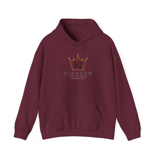 Embroidered Faith Crown Hoodie — Kingdom Threads