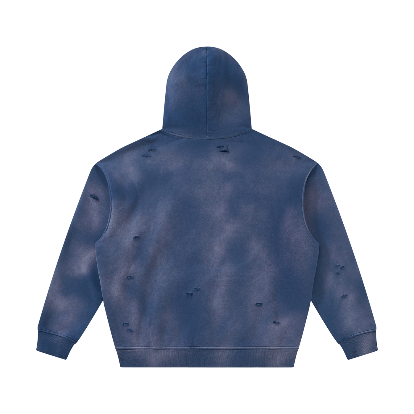 Unisex Sunfade Frayed Fleece Hoodie But GOD