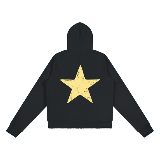 Women's Raw Edge Full Zip Hoodie | Kingdom Threads