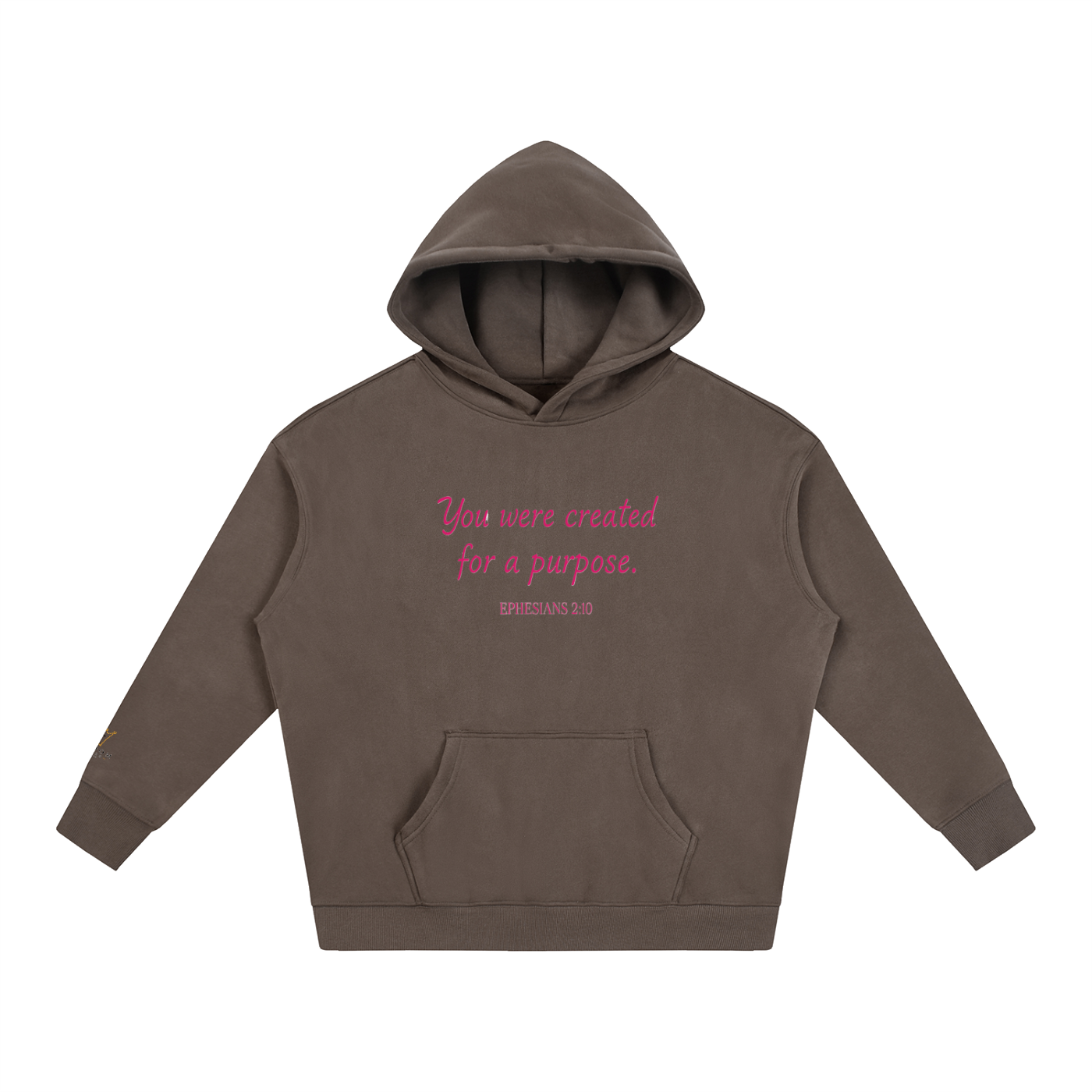 Oversize Fleeced Hoodie Purpose