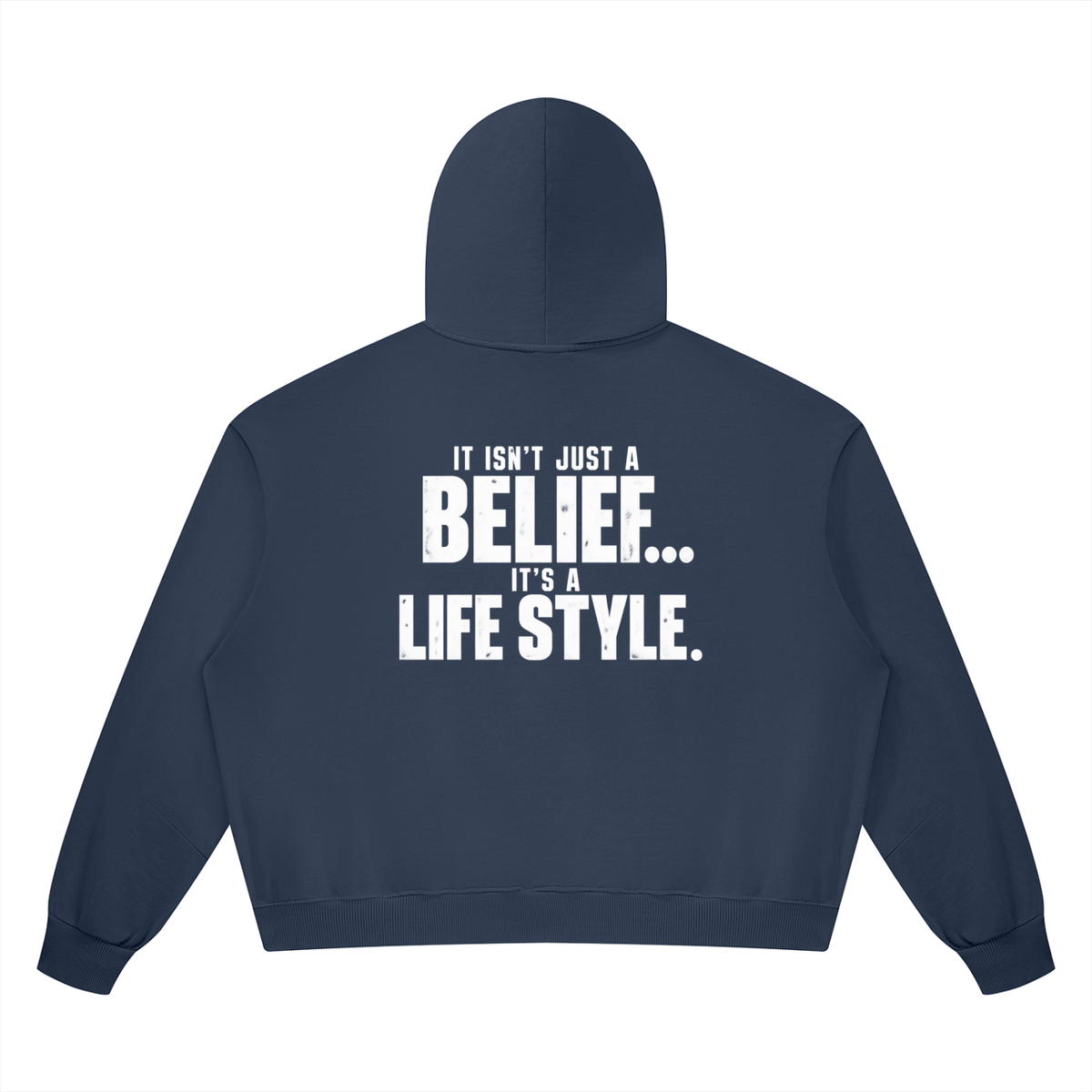 Unisex Vintage Wash Boxy Full Zip Hoodie