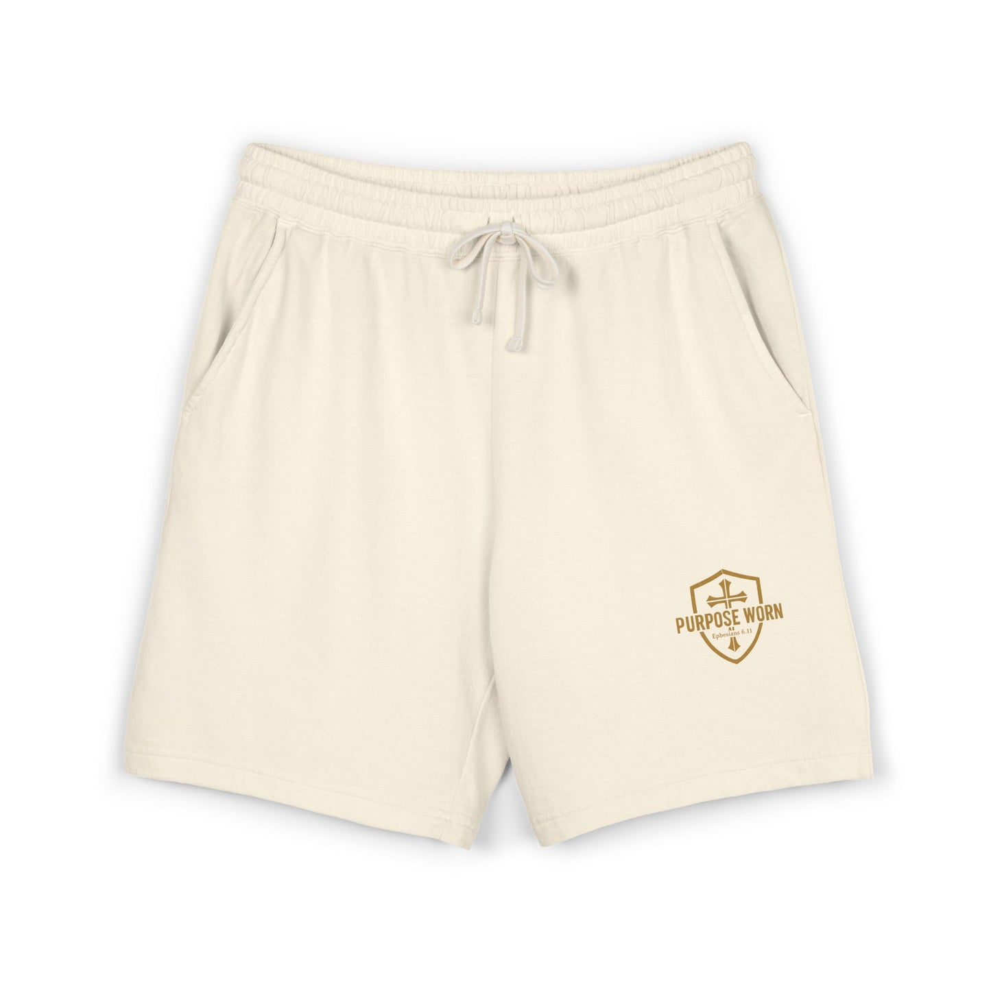 Lightweight Fleece Sweat Shorts — Purpose Worn logo