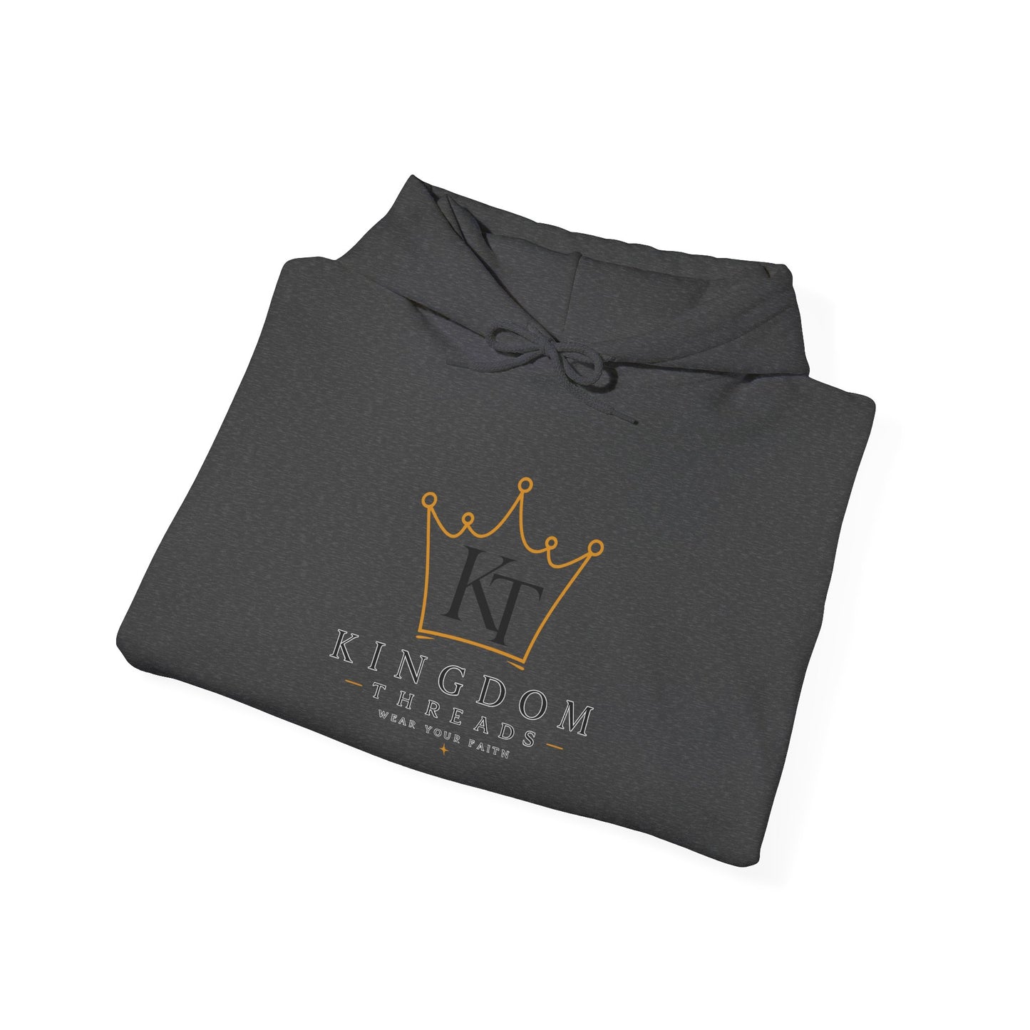 Embroidered Faith Crown Hoodie — Kingdom Threads