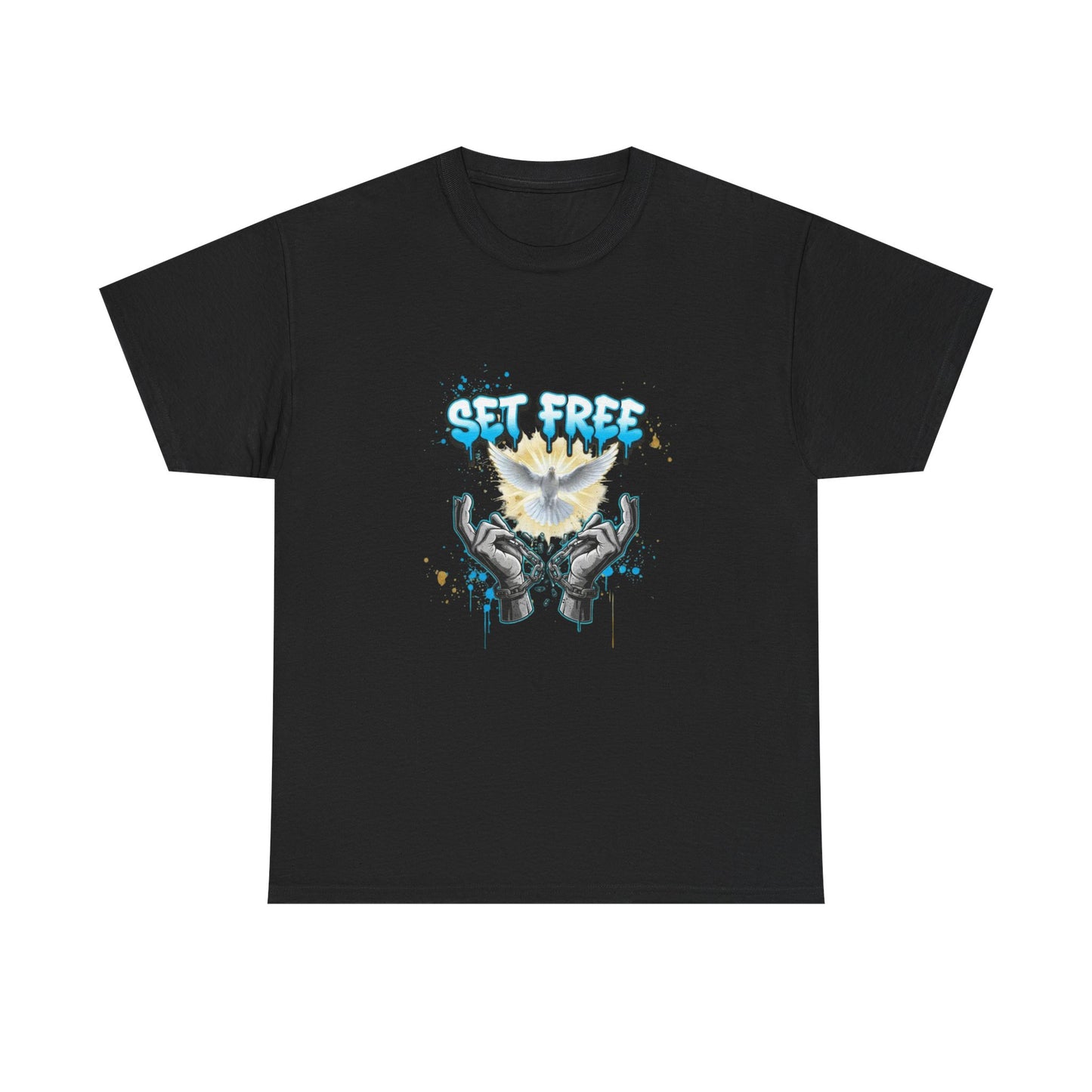 Set Free T-Shirt — Dove & Broken Chains Graphic Tee