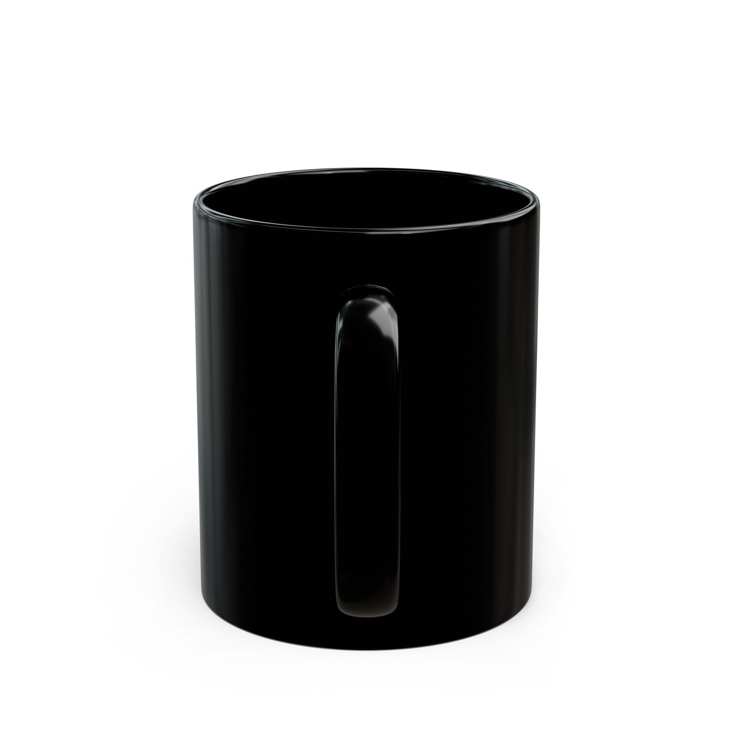 No Fear Coffee Mug – Isaiah 41:10 Inspirational Black Ceramic Mug