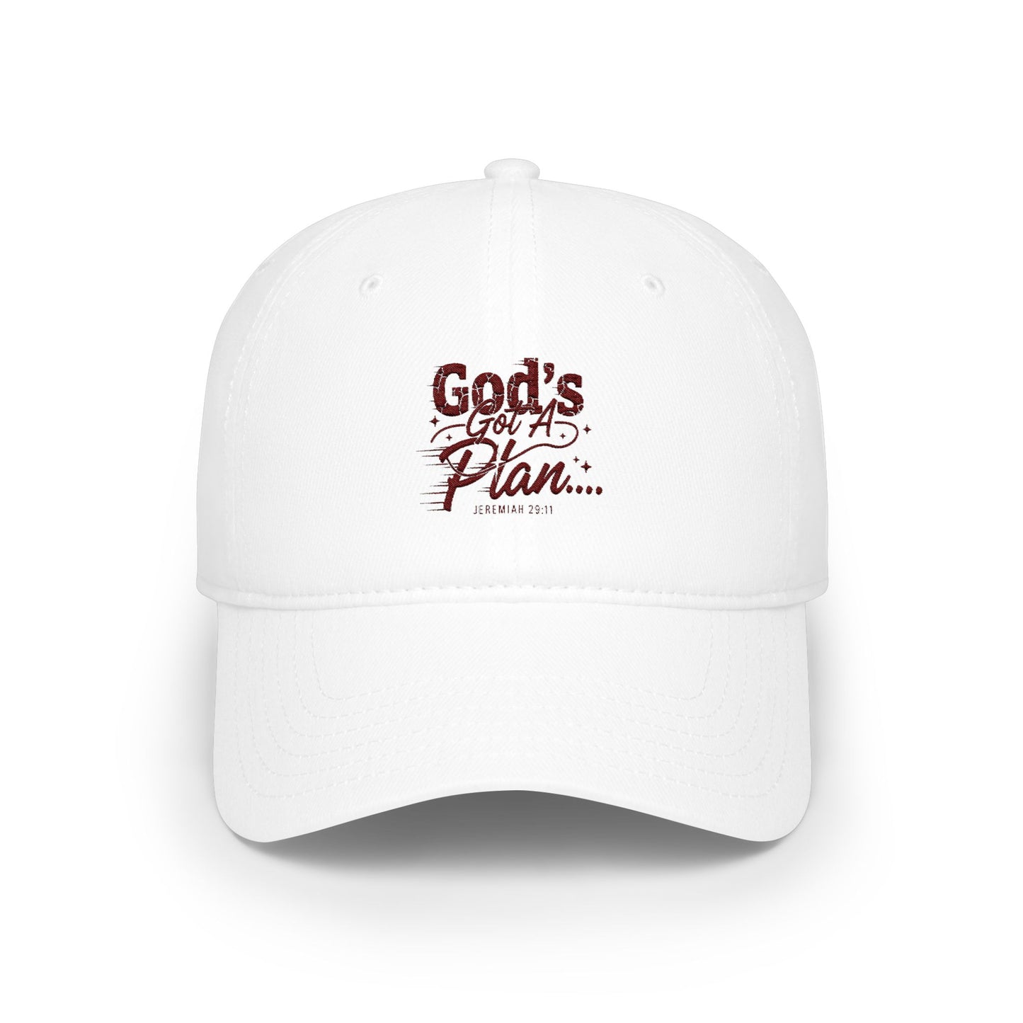 God's Got a Plan Baseball Cap — Faith-Inspired Embroidered Hat