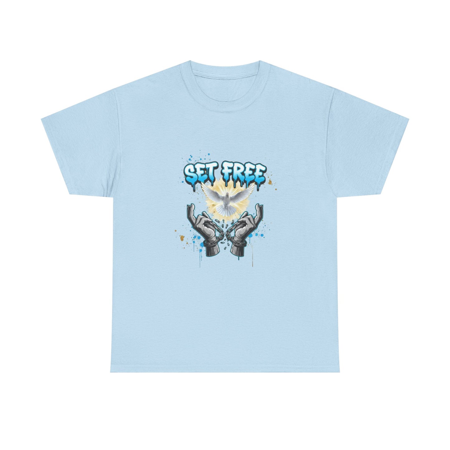 Set Free T-Shirt — Dove & Broken Chains Graphic Tee