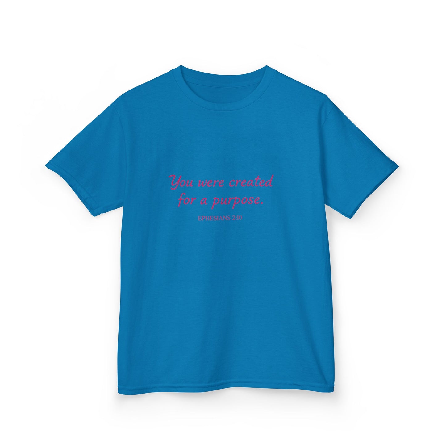 Kids Tee — "You Were Created for a Purpose" Inspirational Christian Shirt