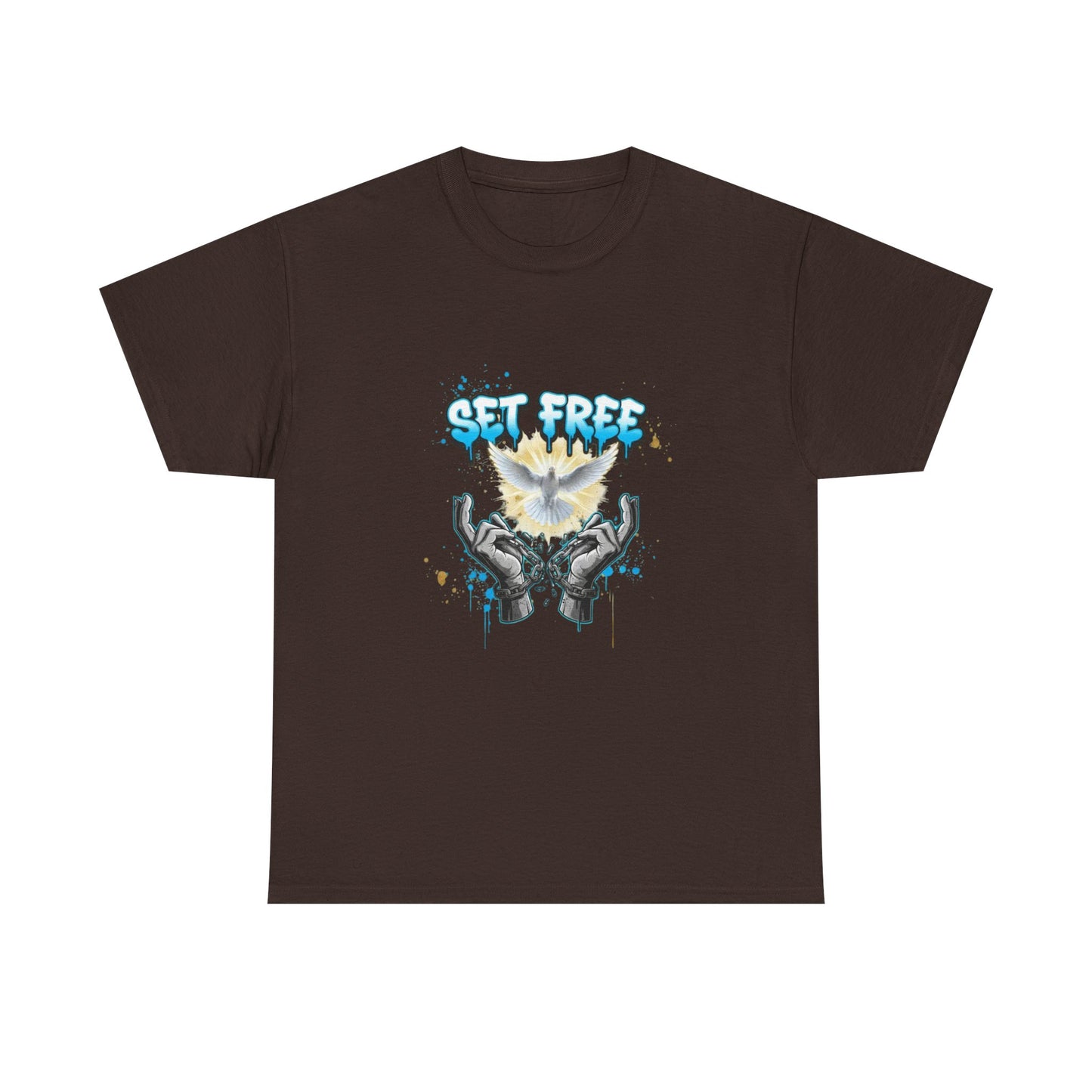 Set Free T-Shirt — Dove & Broken Chains Graphic Tee