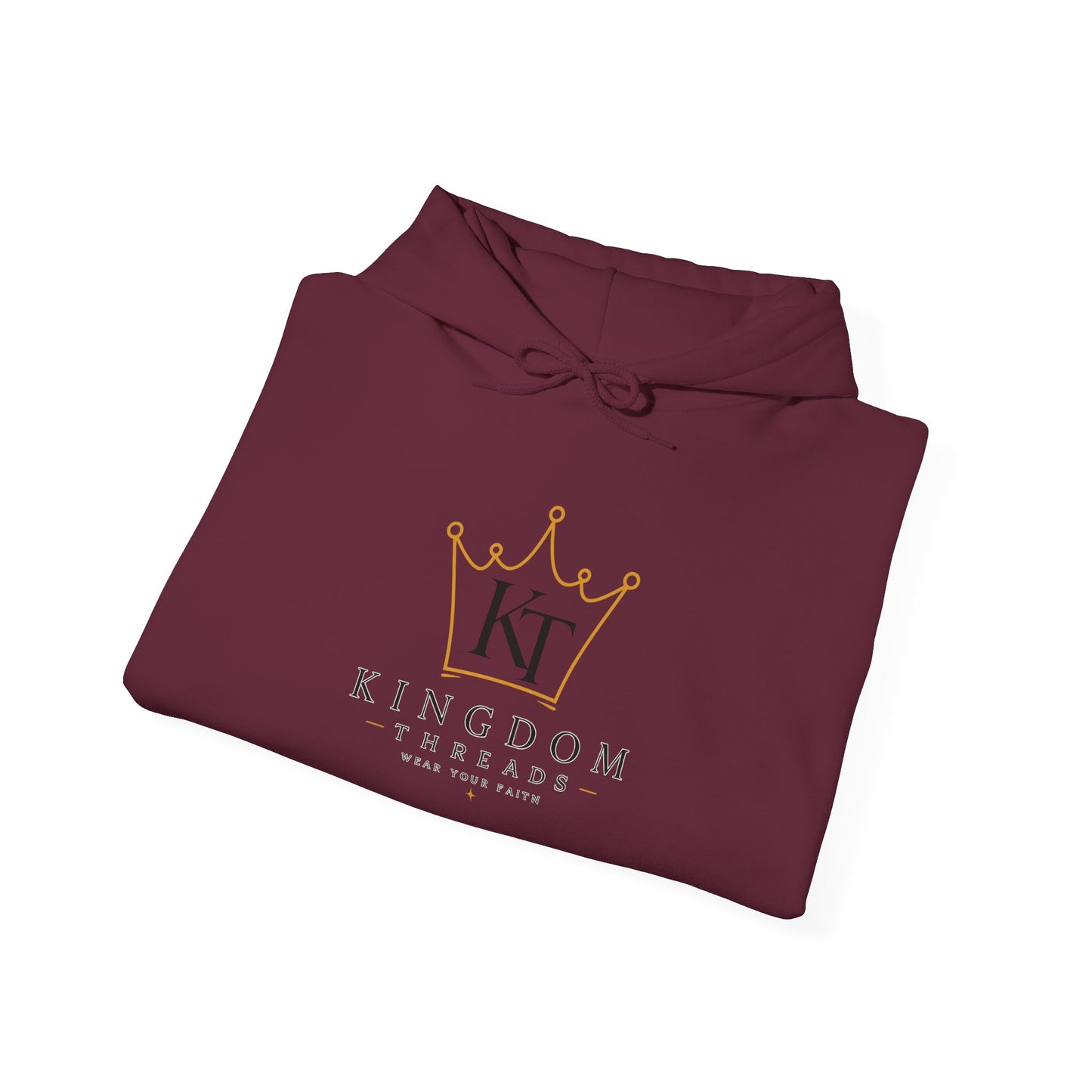 Embroidered Faith Crown Hoodie — Kingdom Threads