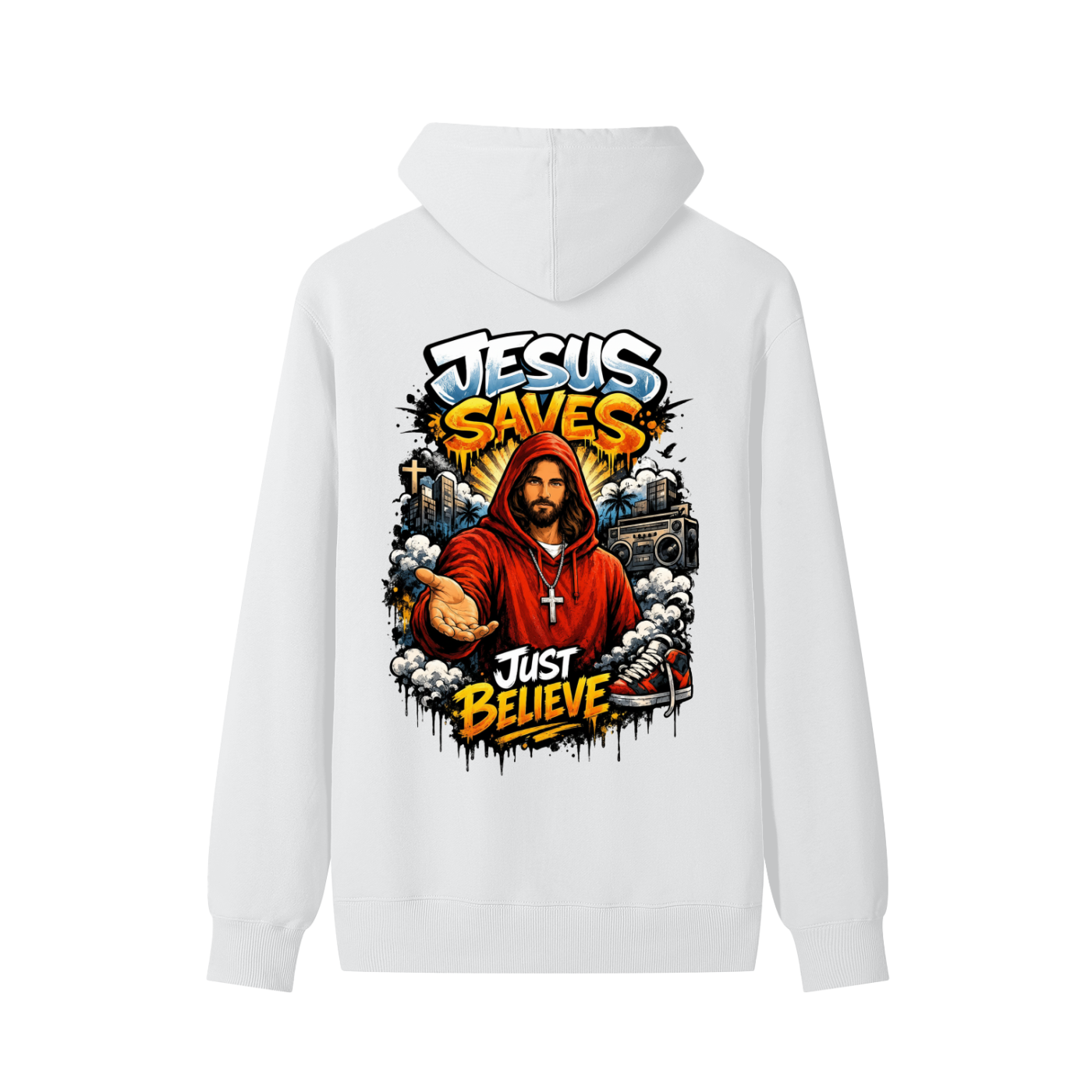 Classic Unisex Cotton Hoodie Jesus