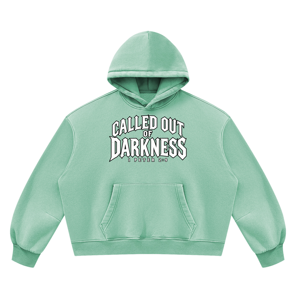 Unisex Vintage Wash Boxy Fleece Hoodie – Called | Kingdom Threads