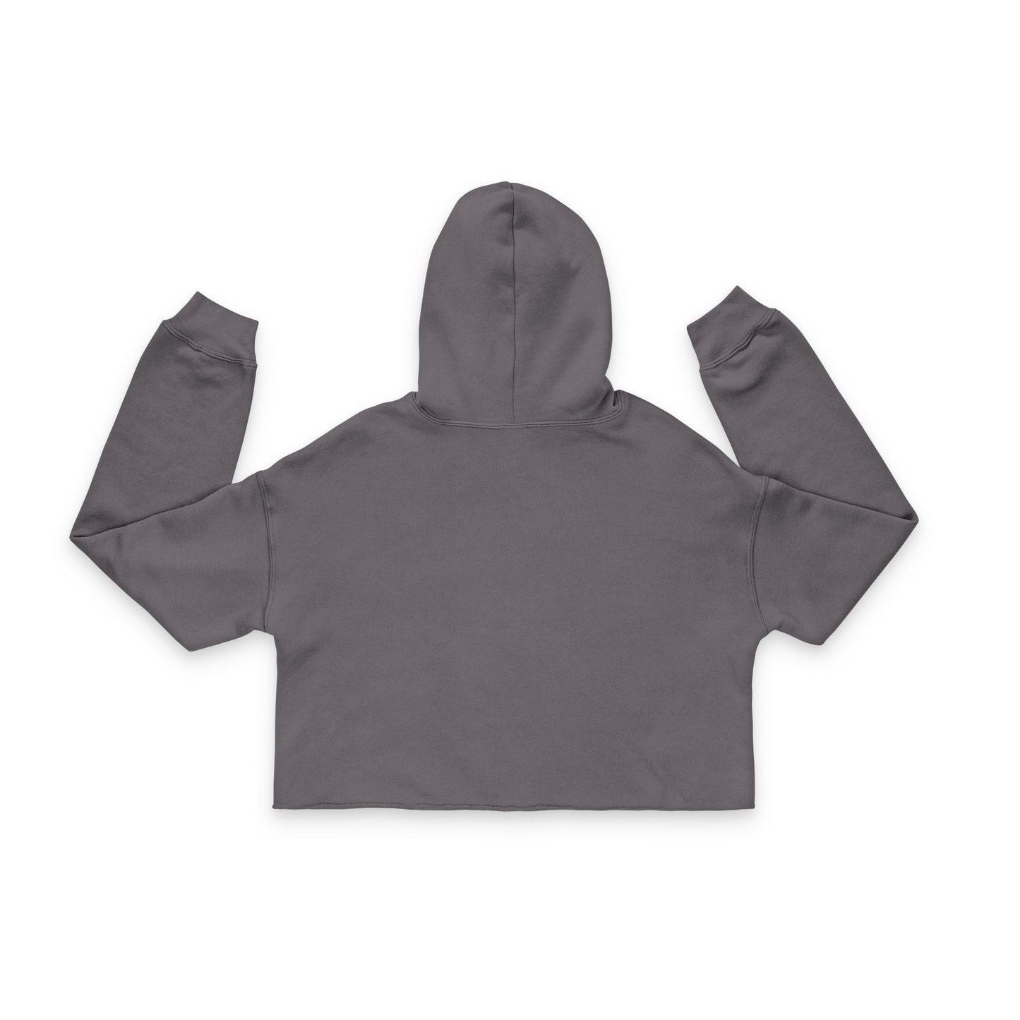 God Got Her Back Cropped Hoodie — Women's Faith-Based Angel Wing Crop Top
