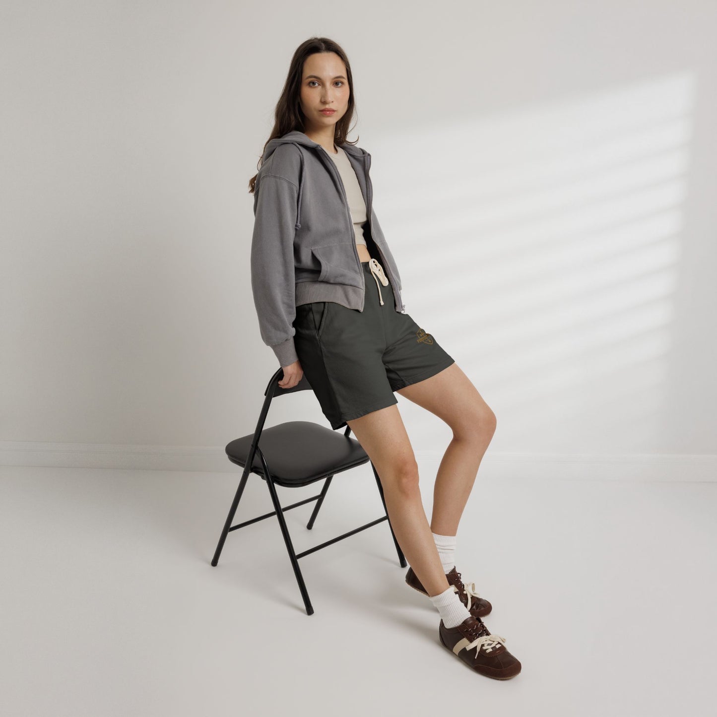 Lightweight Fleece Sweat Shorts — Purpose Worn logo