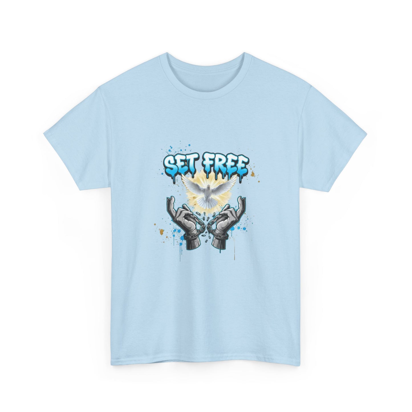 Set Free T-Shirt — Dove & Broken Chains Graphic Tee