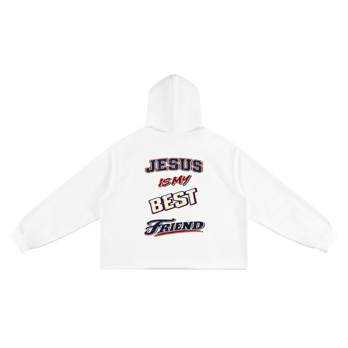 Unisex Vintage Wash Raw Edge Boxy Hoodie