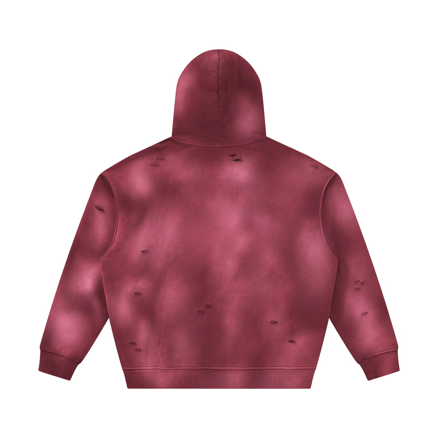 Unisex Sunfade Frayed Fleece Hoodie But GOD