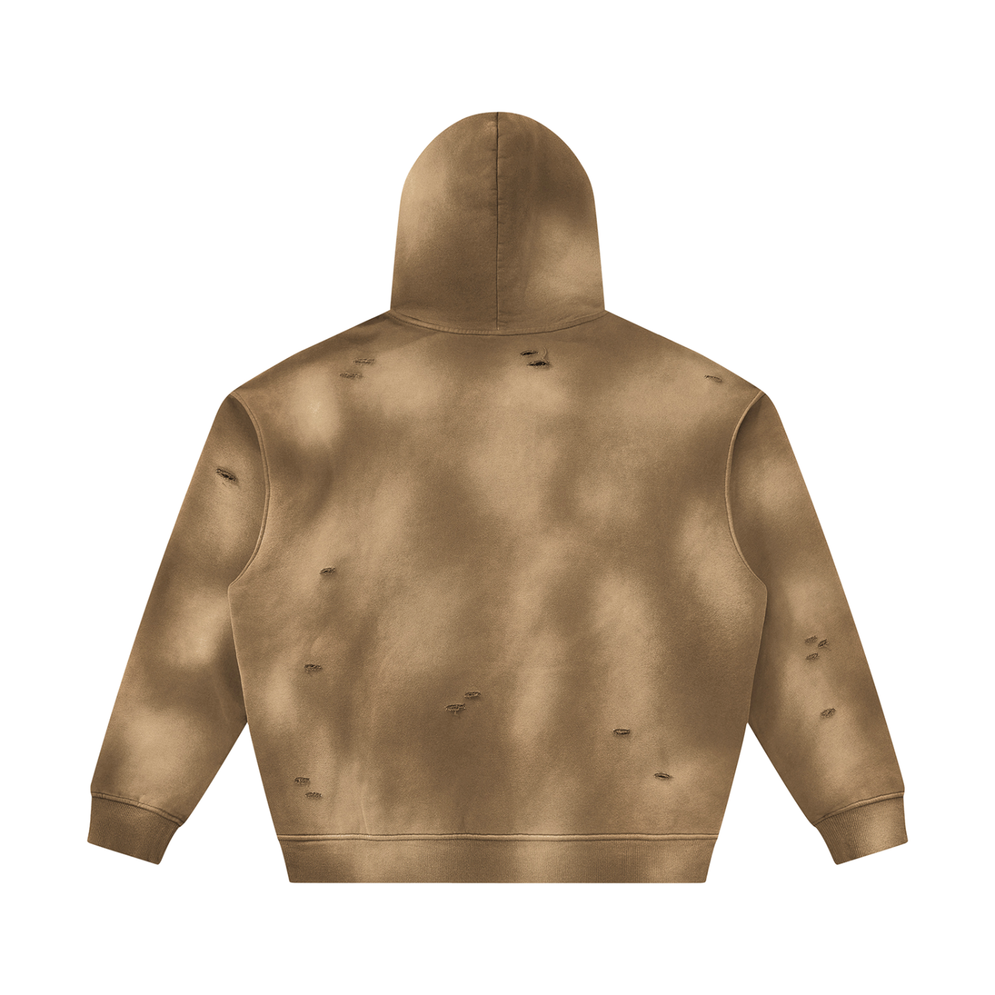 Unisex Sunfade Frayed Fleece Hoodie But GOD