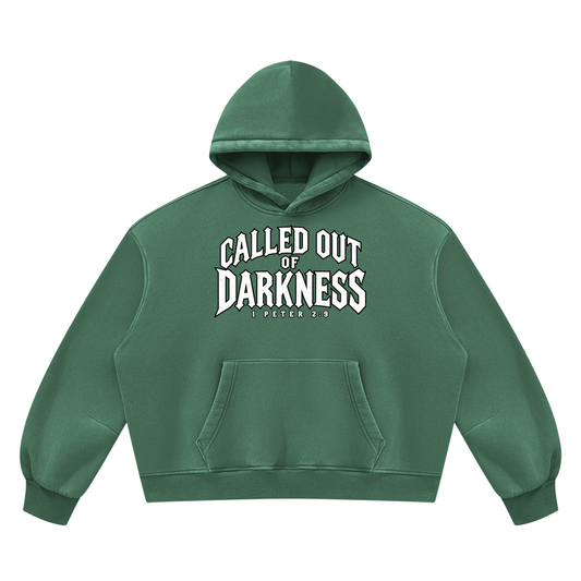 Unisex Vintage Wash Boxy Fleece Hoodie – Called | Kingdom Threads