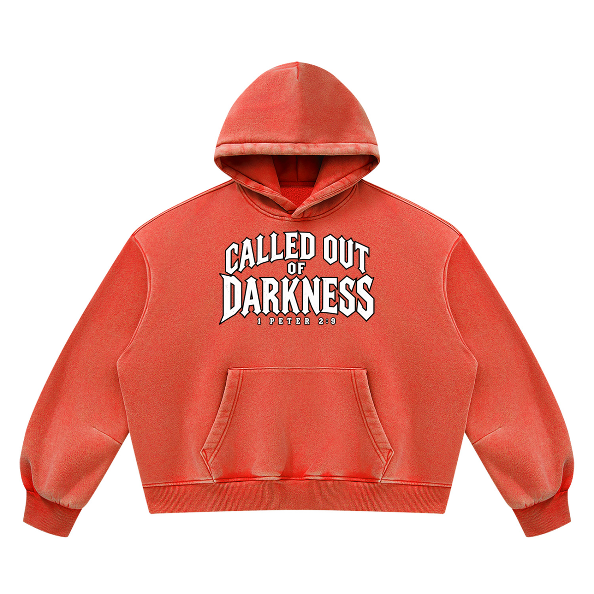 Unisex Vintage Wash Boxy Fleece Hoodie – Called | Kingdom Threads