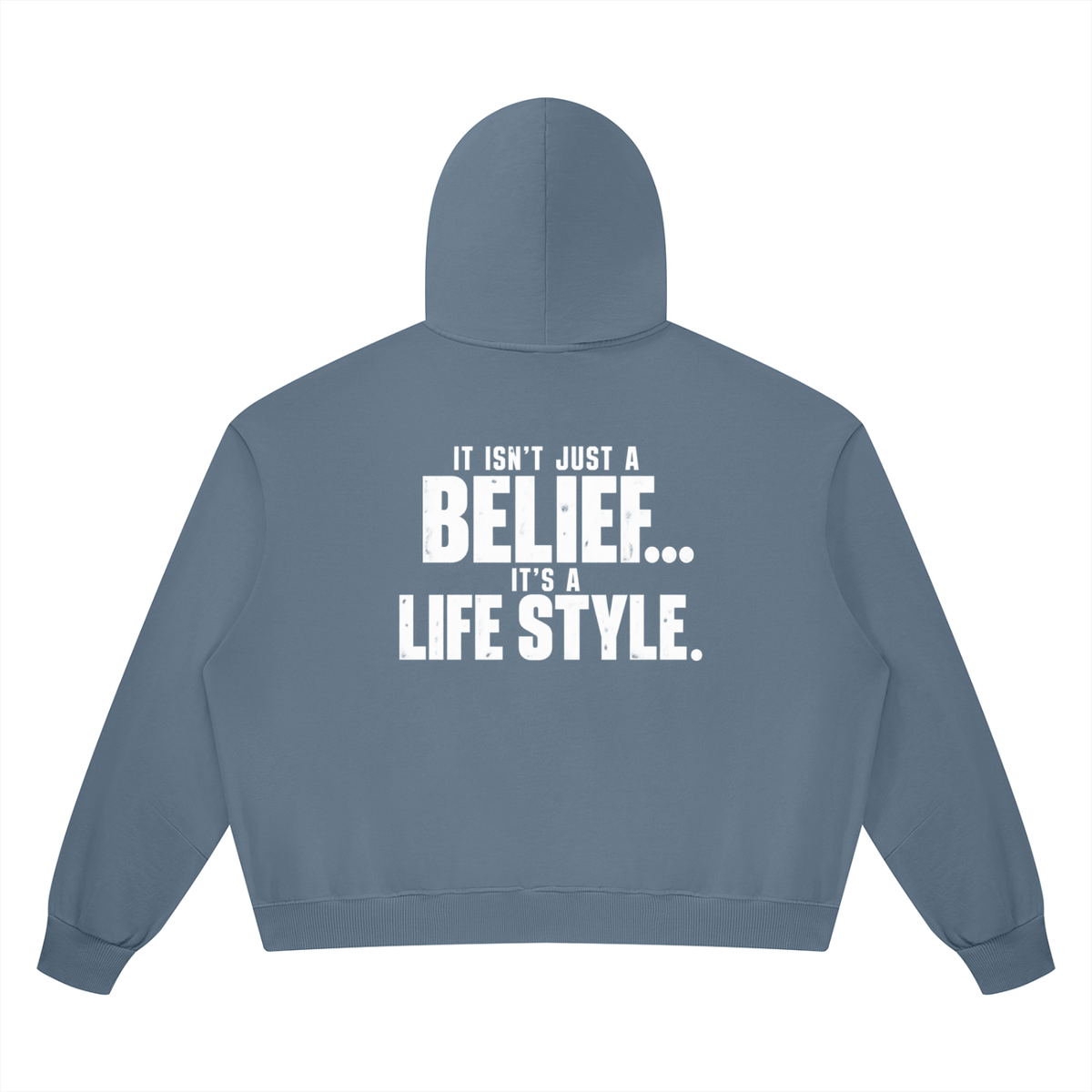 Unisex Vintage Wash Boxy Full Zip Hoodie