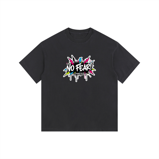 Vintage Washed Oversized Cotton NO FEAR T-Shirt
