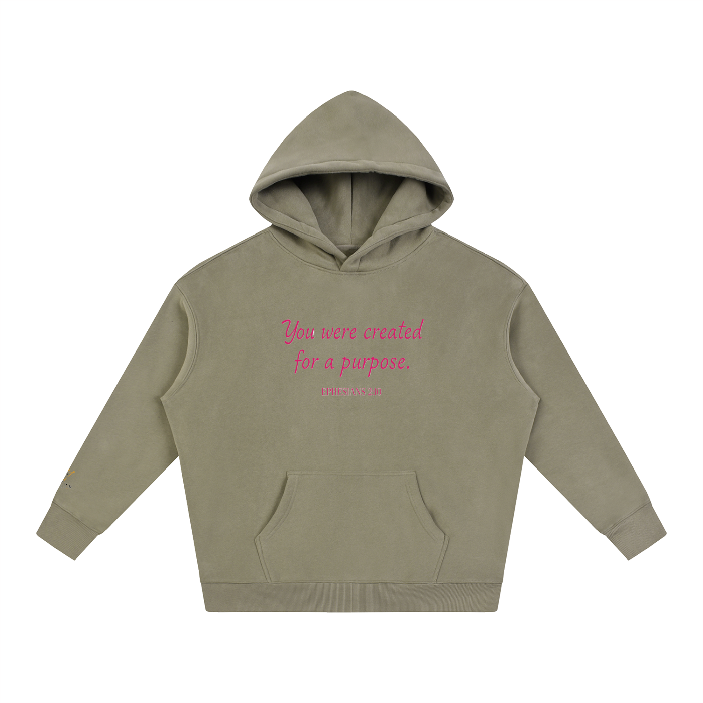 Oversize Fleeced Hoodie Purpose