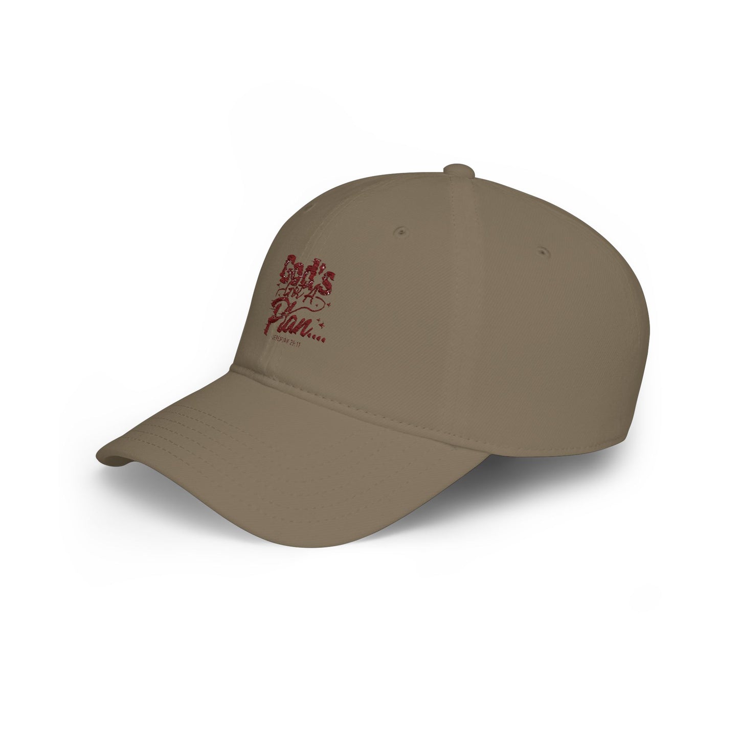 God's Got a Plan Baseball Cap — Faith-Inspired Embroidered Hat