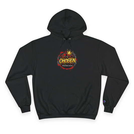 Chosen Crown Hoodie — "Chosen" Graphic Champion-Style Pullover