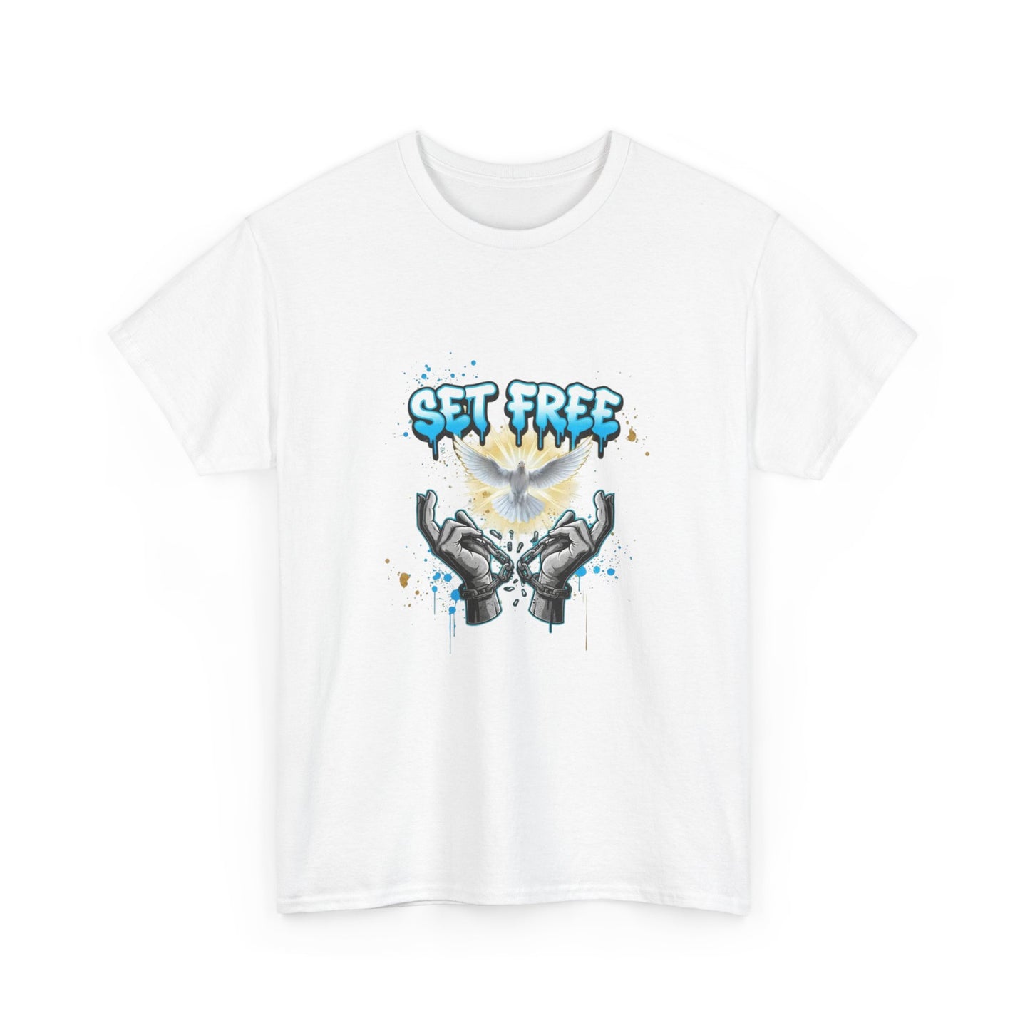 Set Free T-Shirt — Dove & Broken Chains Graphic Tee