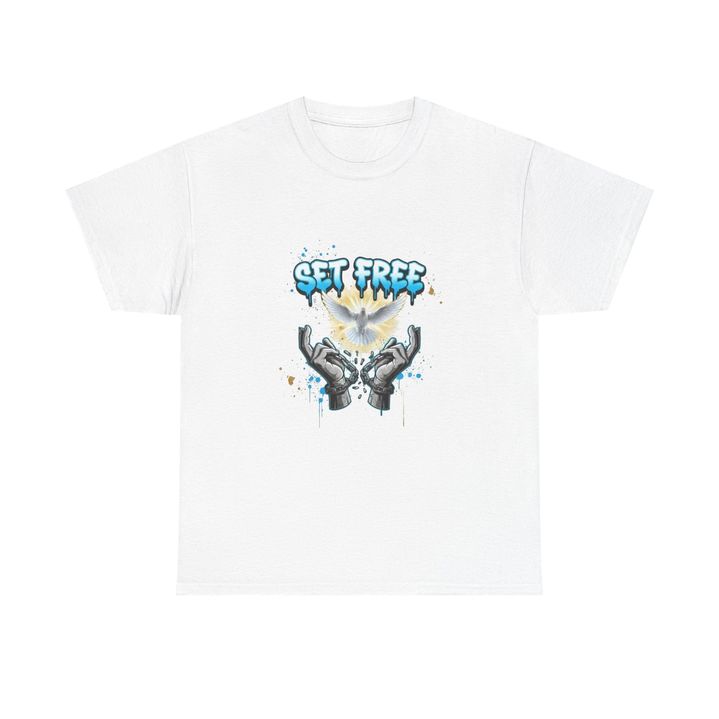 Set Free T-Shirt — Dove & Broken Chains Graphic Tee