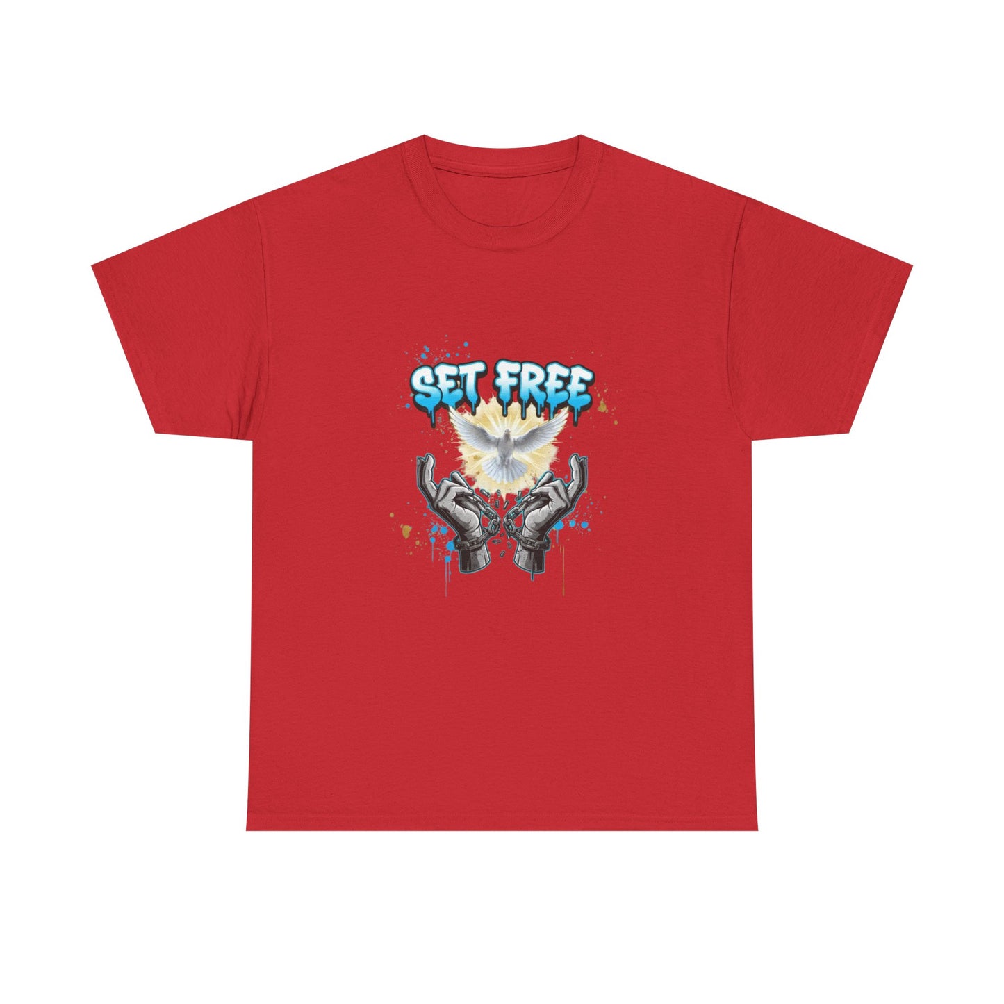 Set Free T-Shirt — Dove & Broken Chains Graphic Tee