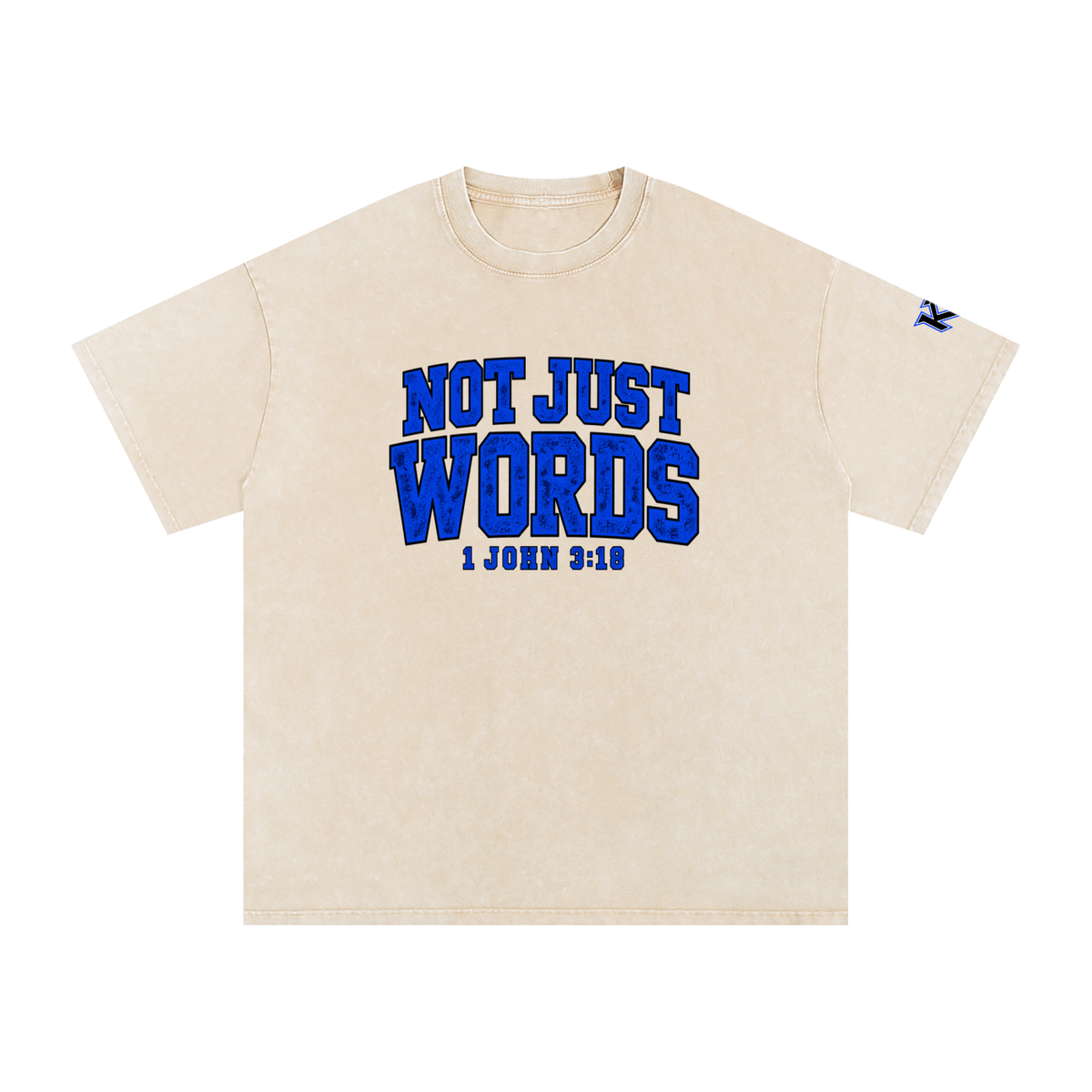 Snow Washed Oversized Cotton T-Shirt | Kingdom Threads