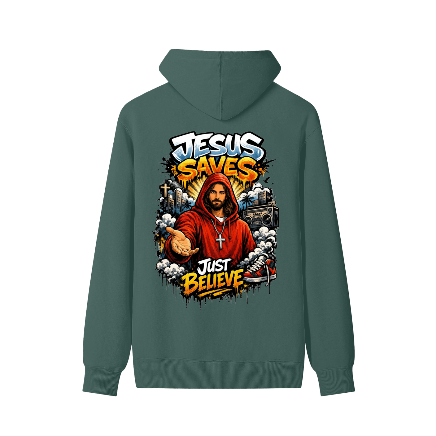 Classic Unisex Cotton Hoodie Jesus
