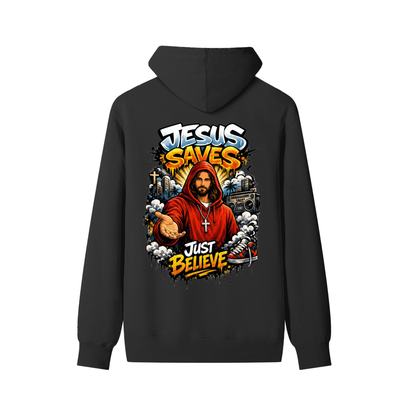 Classic Unisex Cotton Hoodie Jesus