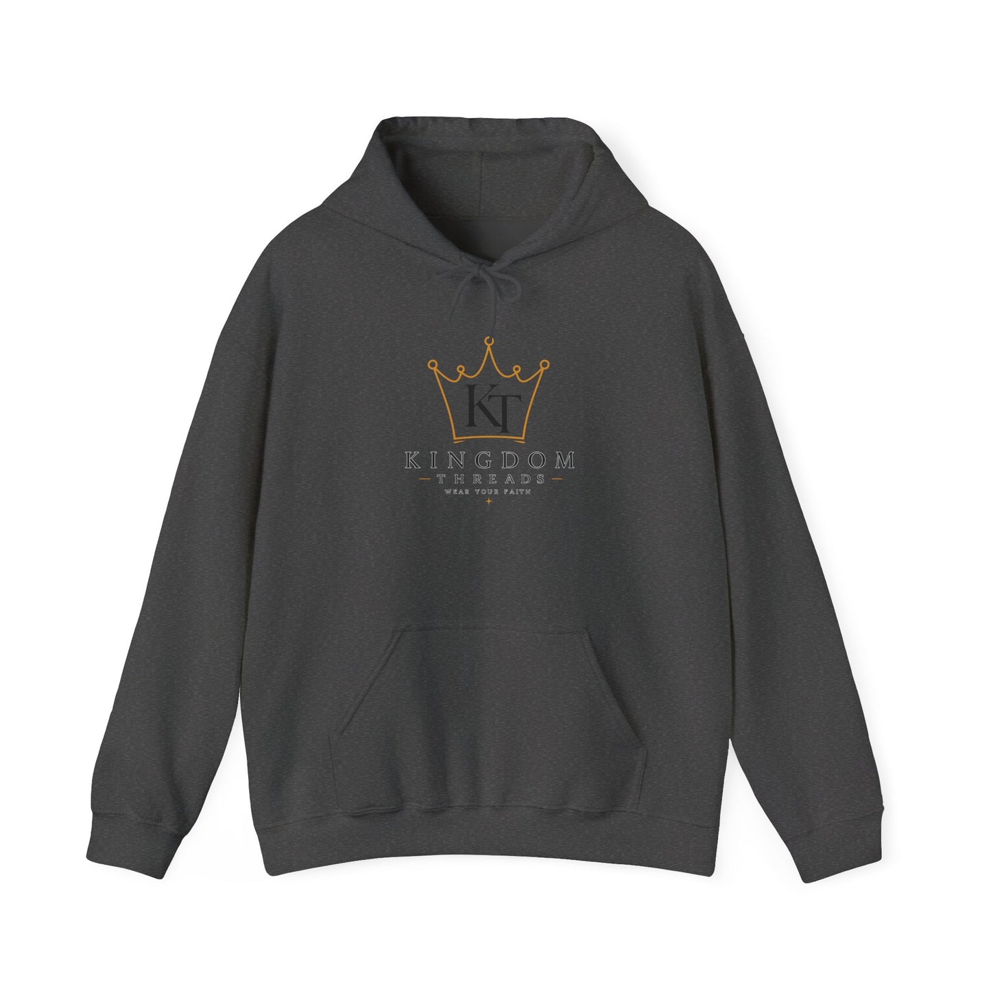 Embroidered Faith Crown Hoodie — Kingdom Threads