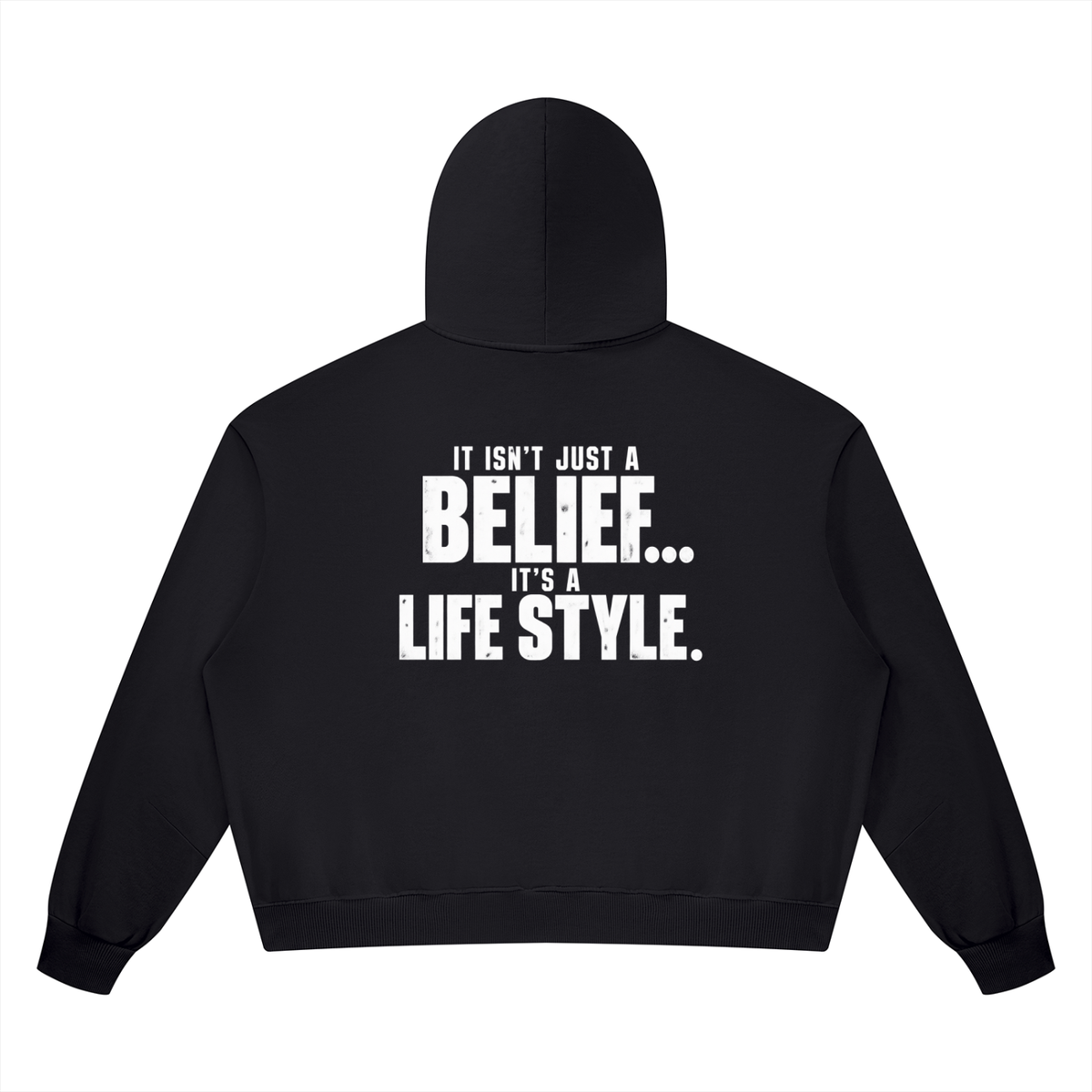 Unisex Vintage Wash Boxy Full Zip Hoodie