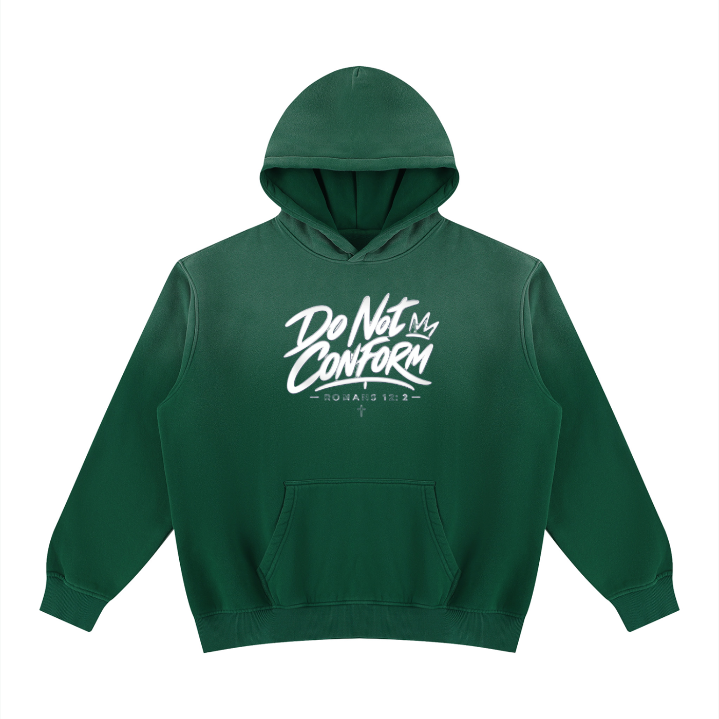 Unisex Vintage Wash Fleece Hoodie Do Not Conform