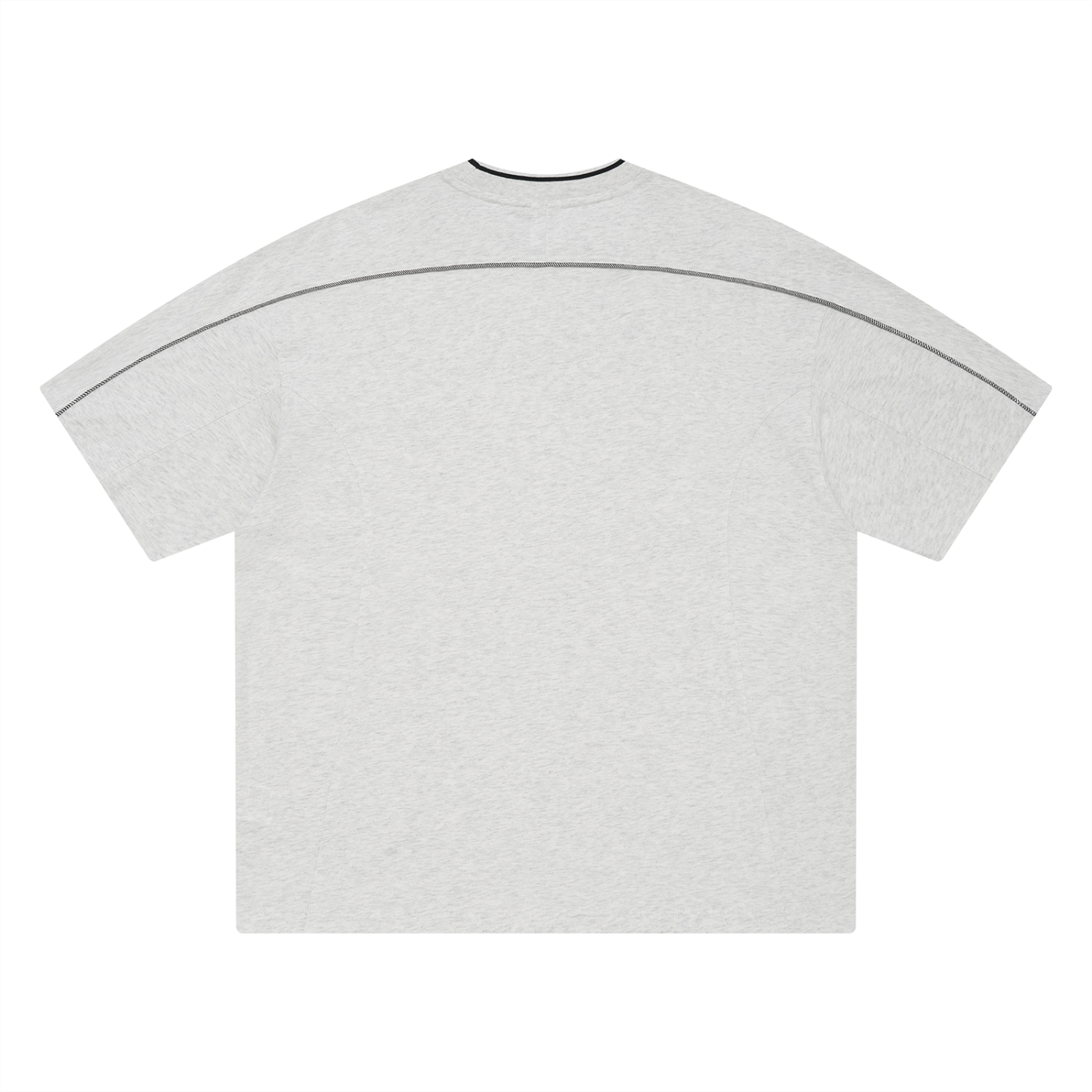 Unisex Oversized Contrast Tape T-Shirt Free