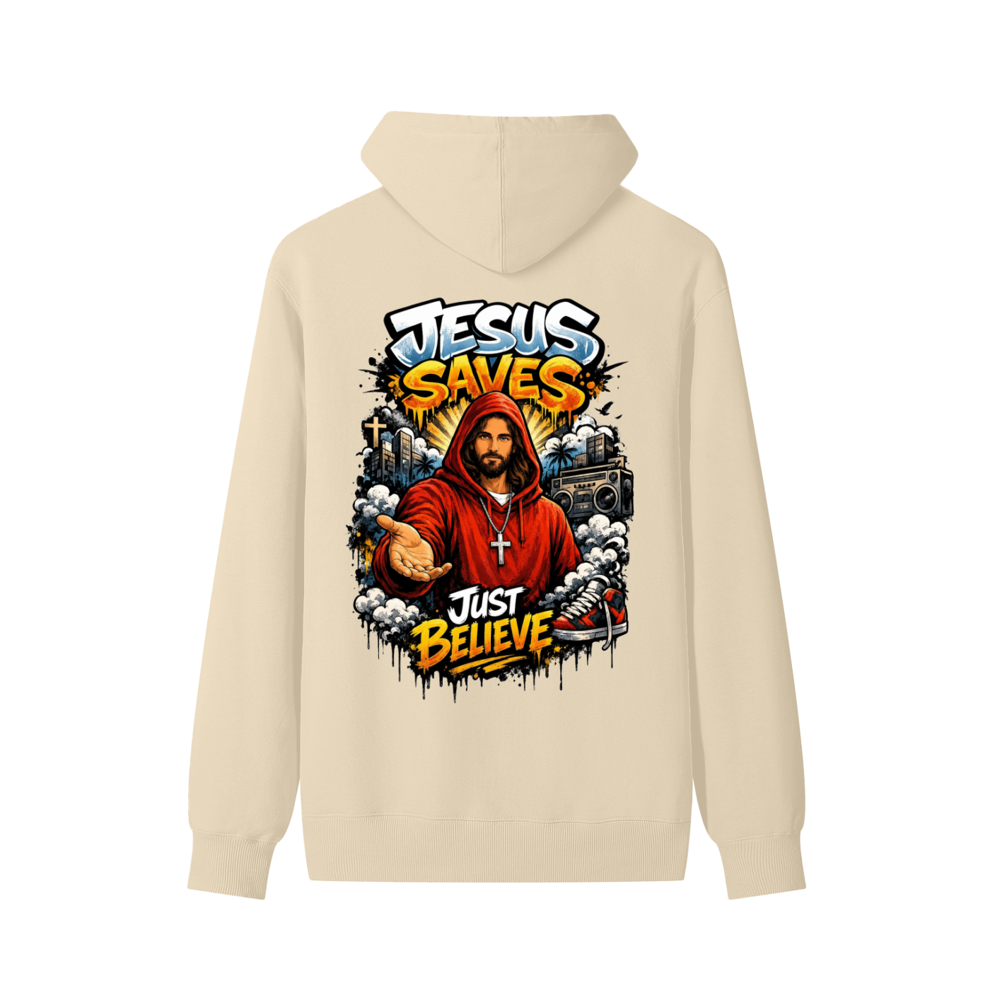 Classic Unisex Cotton Hoodie Jesus