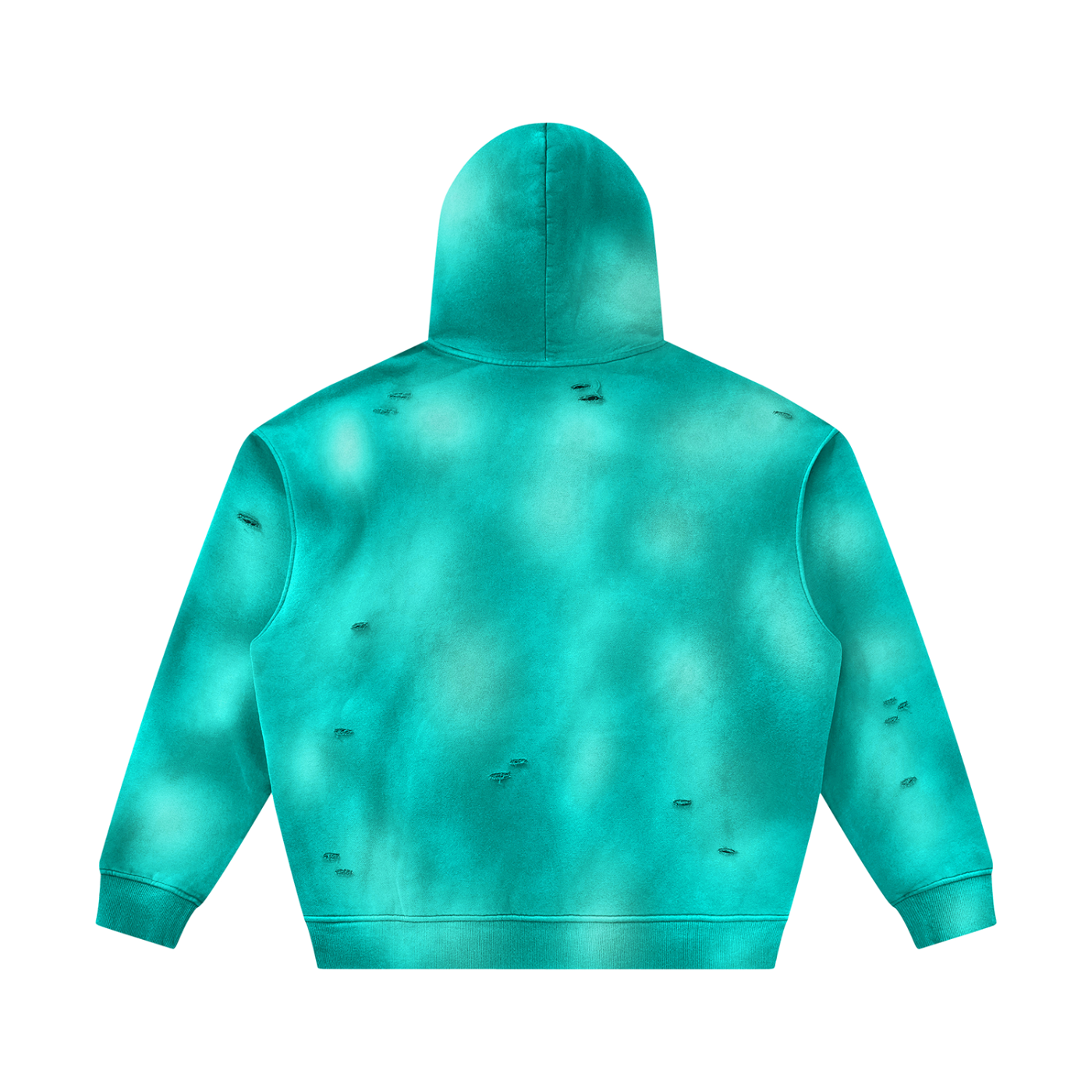 Unisex Sunfade Frayed Fleece Hoodie But GOD