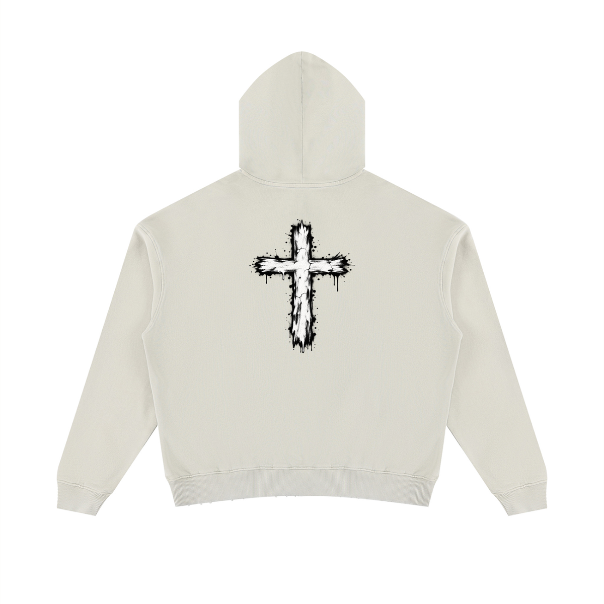 Unisex Mineral Wash Distressed Hoodie – God's Got My Back