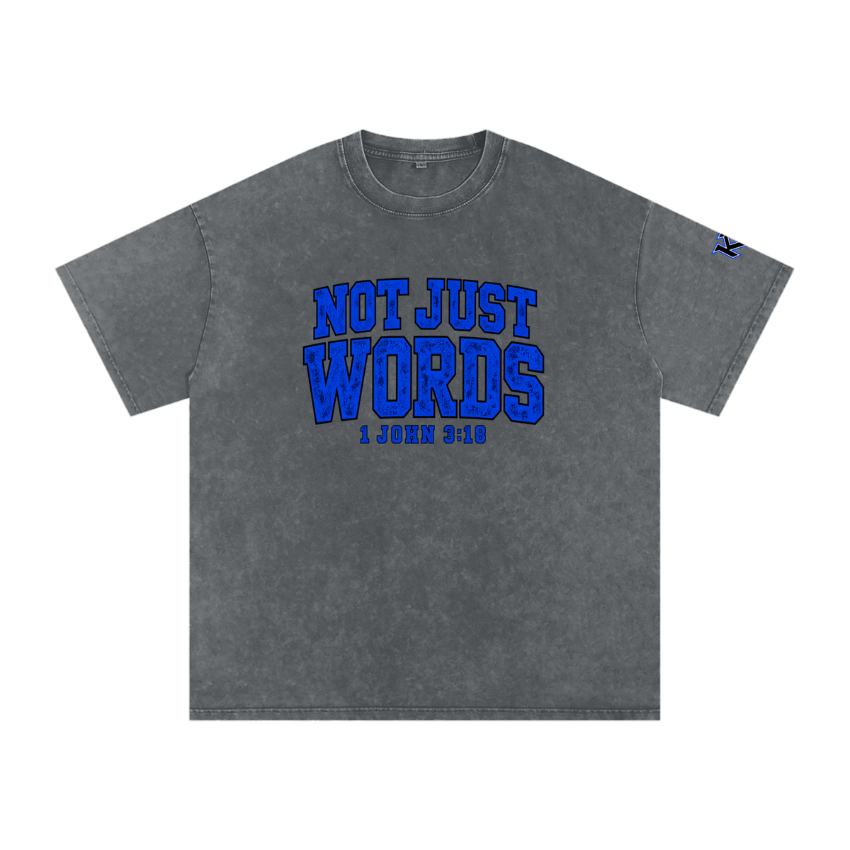 Snow Washed Oversized Cotton T-Shirt | Kingdom Threads