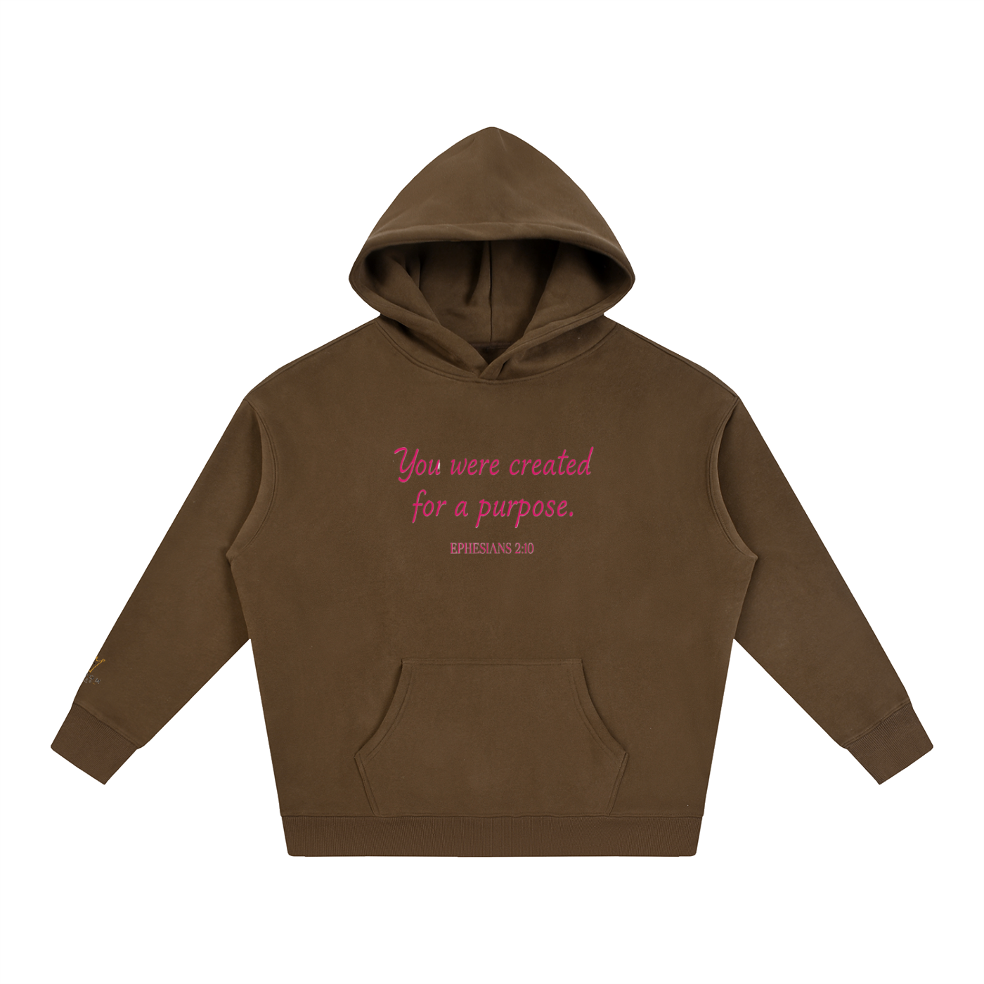 Oversize Fleeced Hoodie Purpose