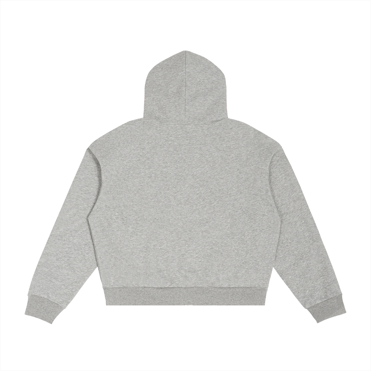 Contrast Plaid Boxy Zip Hoodie | Kingdom Threads