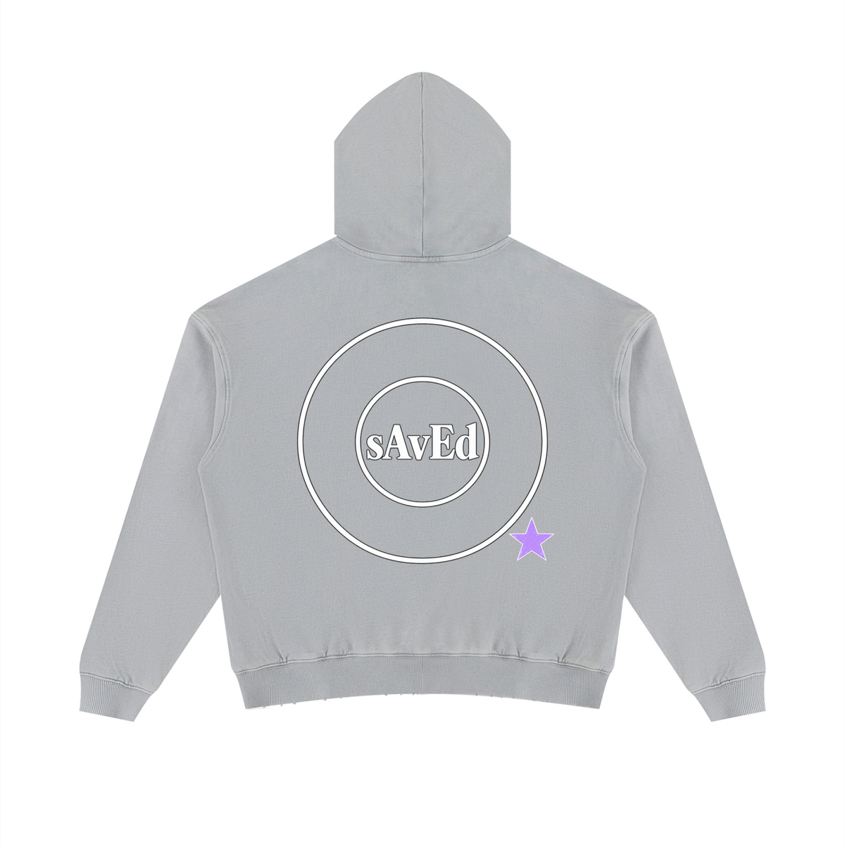 Unisex Mineral Wash Distressed Hoodie