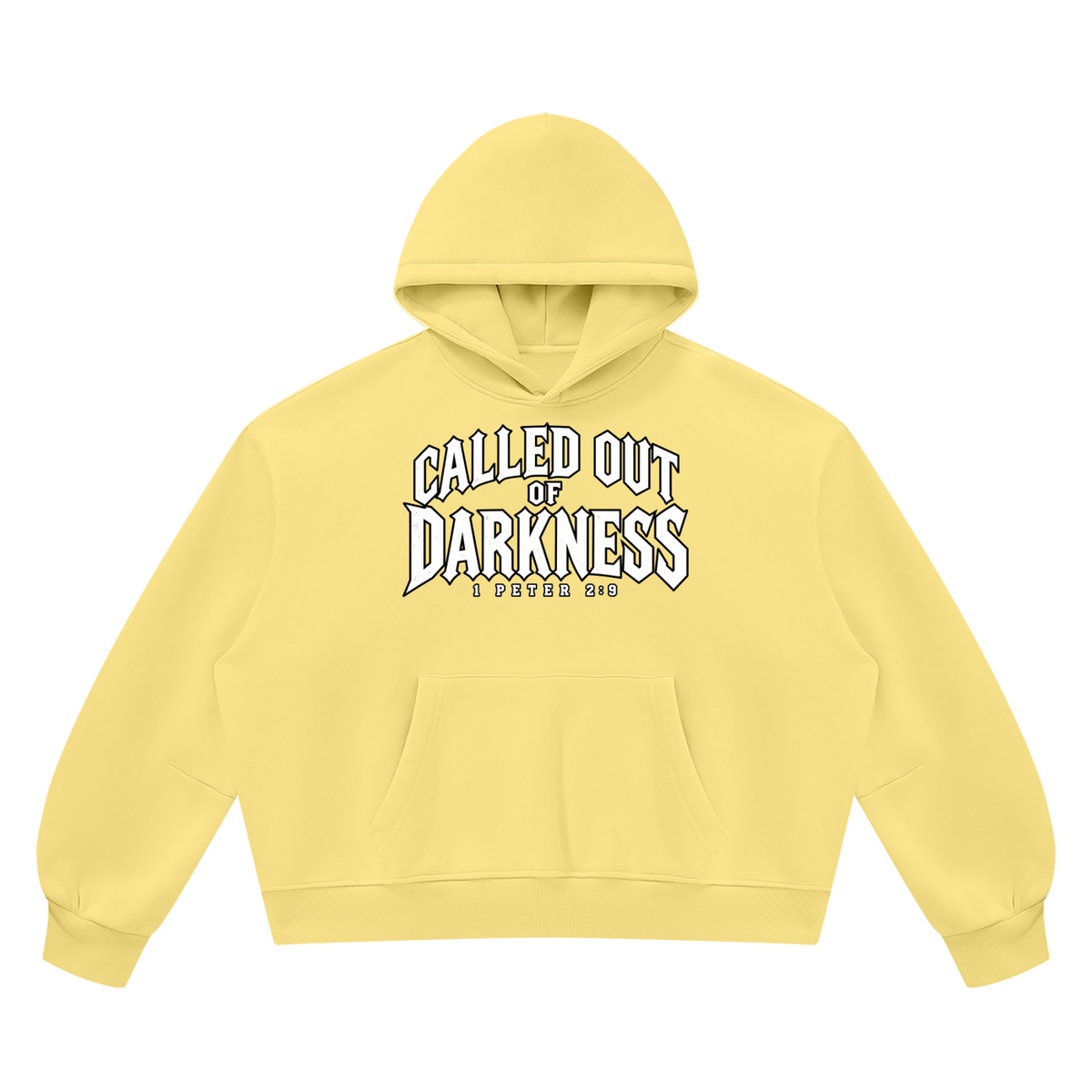 Unisex Vintage Wash Boxy Fleece Hoodie – Called | Kingdom Threads
