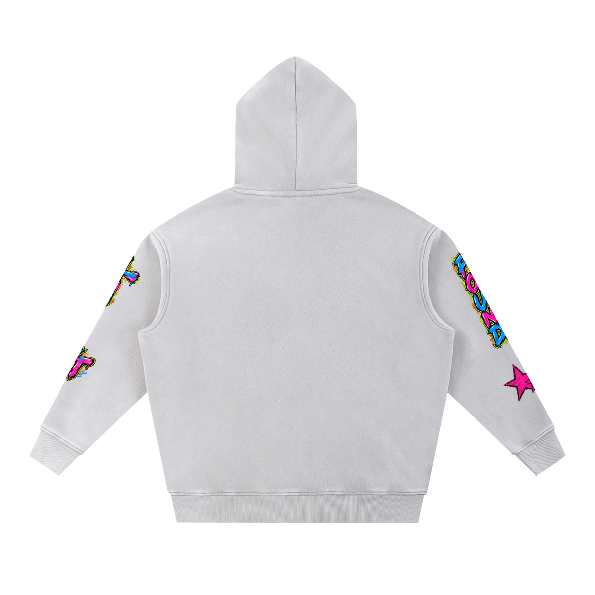 Snow Wash Fleece Oversize Hoodie