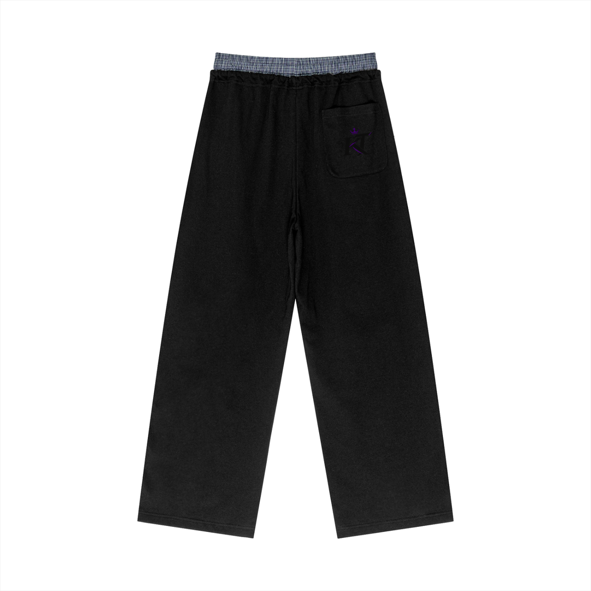 Kingdom Threads Plaid Contrast Waist Pants – Active Wear